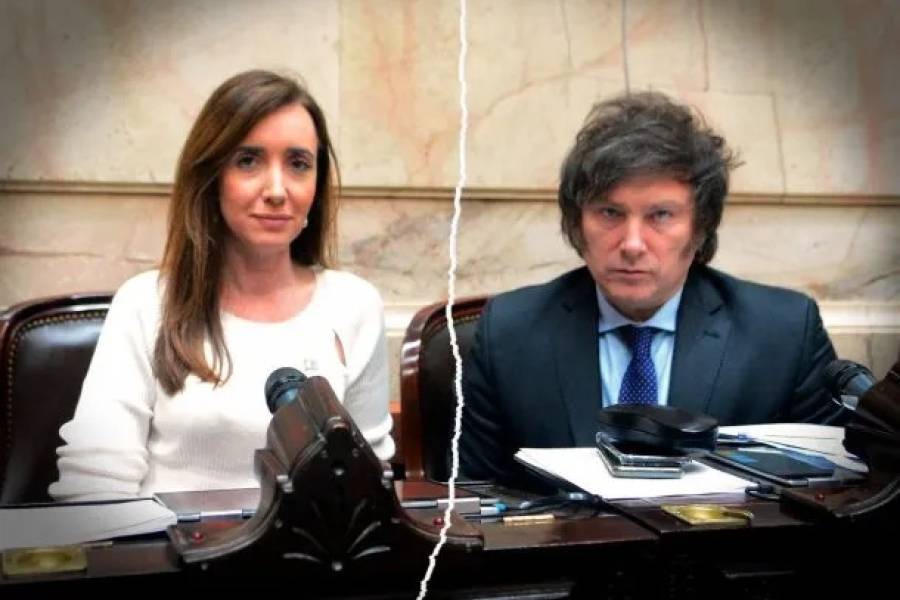 Javier Milei y Victoria Villarruel, con agenda por separado por Malvinas