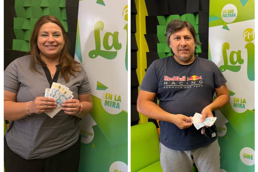 Felices ganadores con La Isla FM