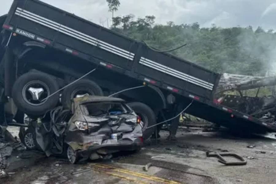 Tragedia en Brasil: al menos 22 muertos por el choque e incendio de un micro