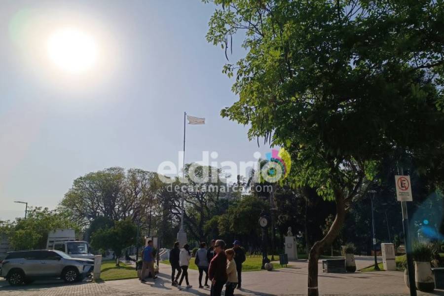 Lunes ventoso y una máxima de 35°C