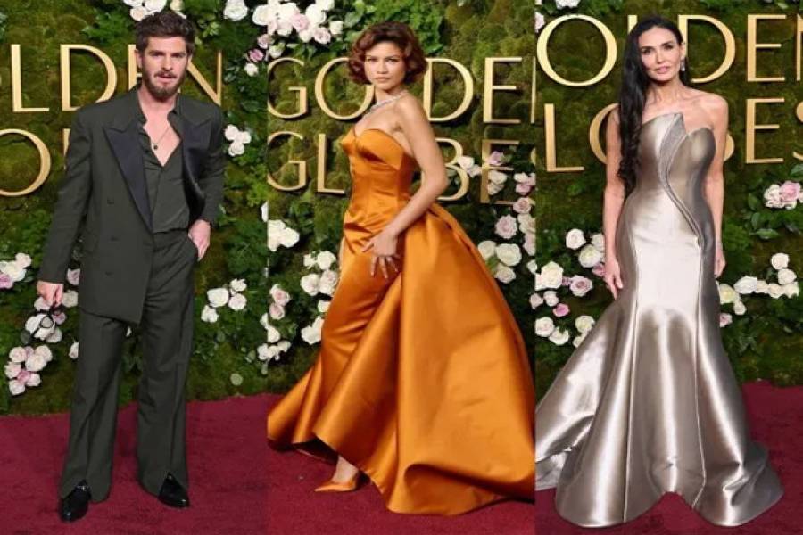 Demi Moore, Andrew Garfield y Zendaya protagonizaron las joyas de los Golden Globes 2025