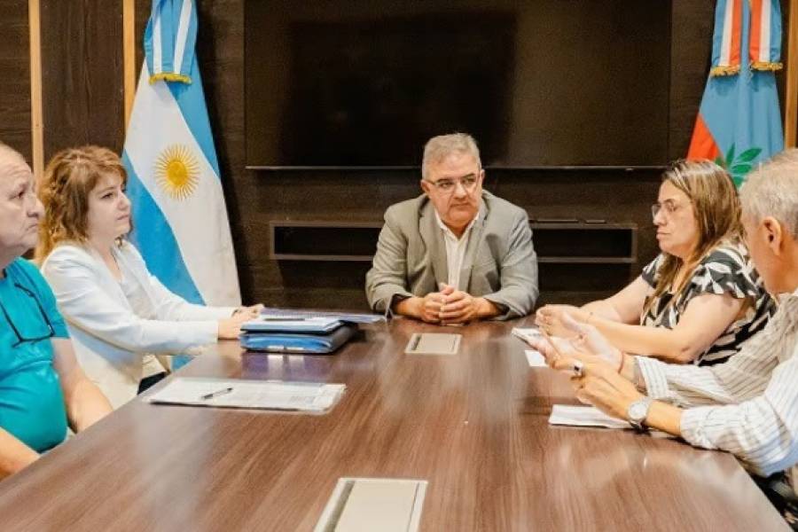 Jalil llevó adelante la primera reunión paritaria del 2025