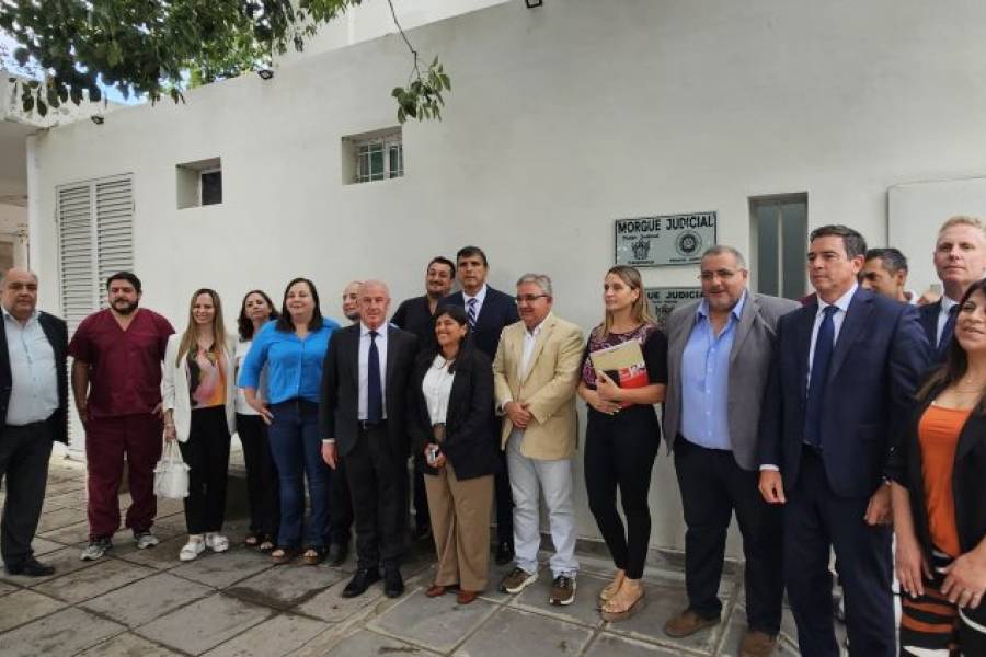 Tras 20 años sin obras se inauguraron mejoras en la Morgue Judicial del Cementerio Municipal