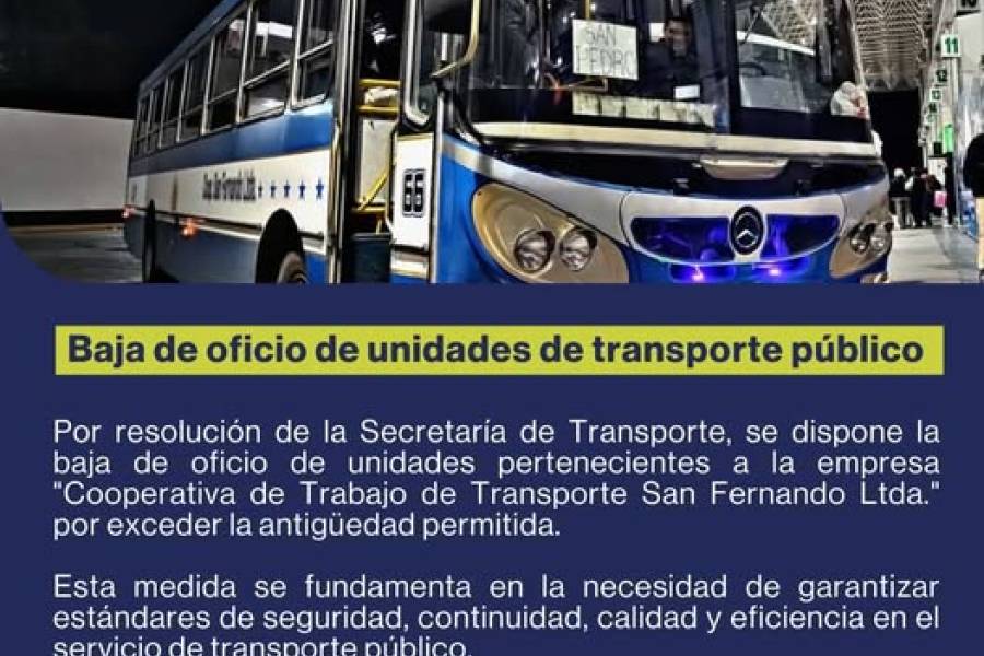 Otra empresa en la mira: San Fernando se quedó sin 9 colectivos por no estar en condiciones