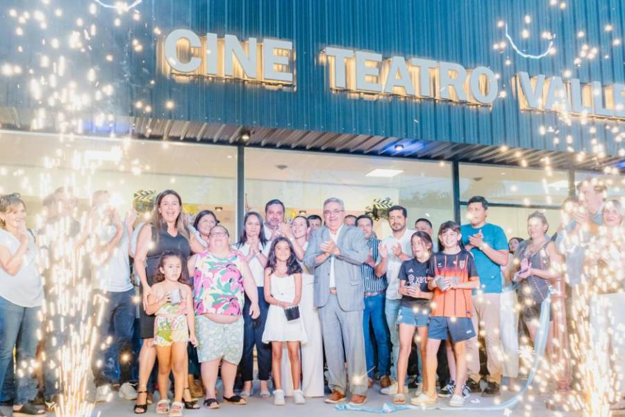 Valle Viejo inauguró su Cine Teatro: Un espacio cultural innovador para toda la comunidad