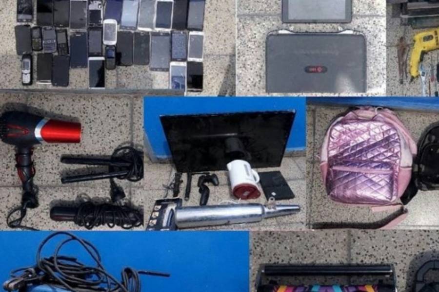 Secuestraron 56 celulares, herramientas y otros elementos en un operativo policial