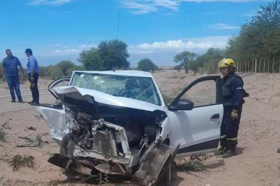 Dos personas pierden la vida en choque frontal ocurrido en Ruta Nac N°60