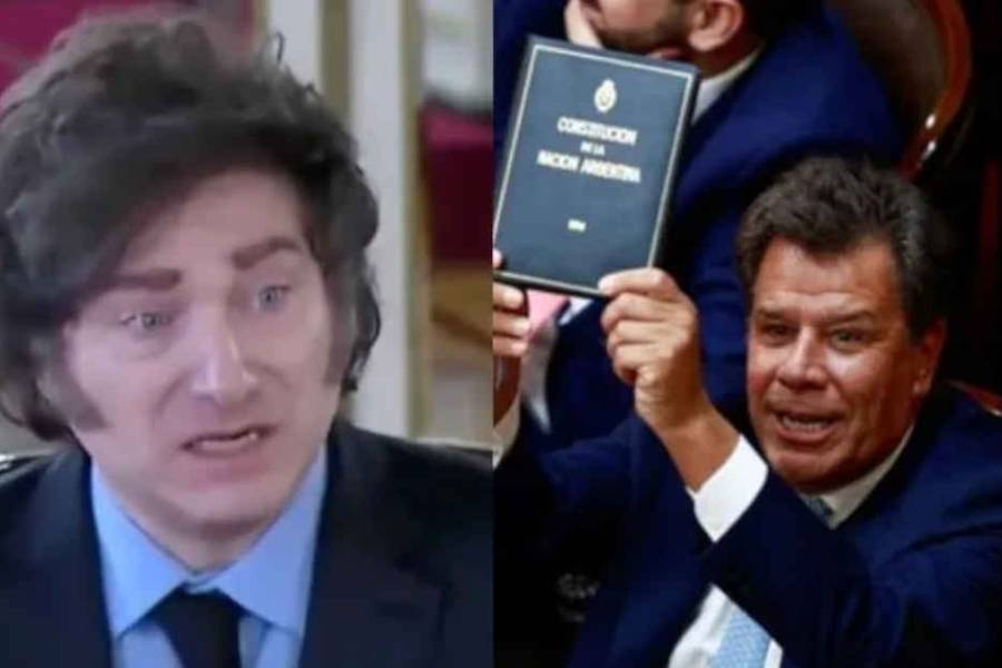 Javier Milei relativizó la agresión a Facundo Manes: 