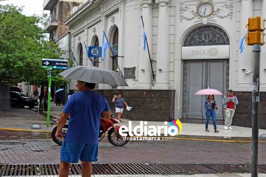 Al fin lluvia para los catamarqueños