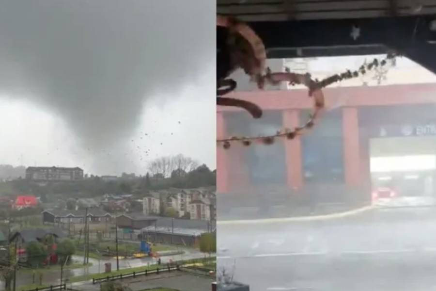 Tornado arrasó al sur de Chile: hay varios heridos, y autos y casas destrozadas