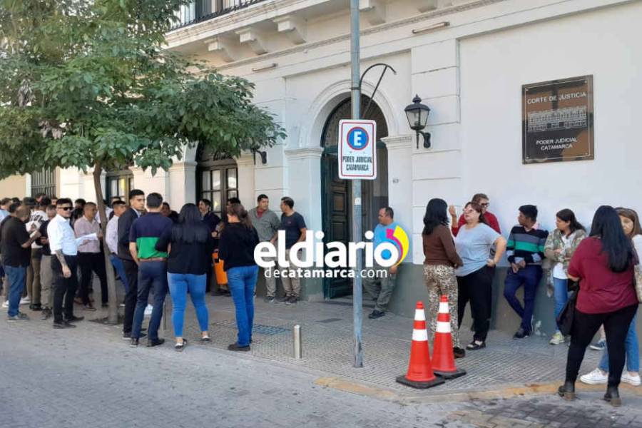 Compás de espera: Judiciales de Catamarca levantaron el paro