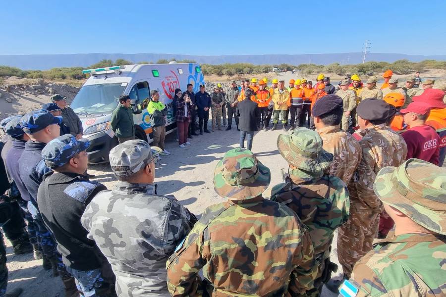 Catamarca puso a prueba su sistema de emergencias con un gran simulacro aéreo