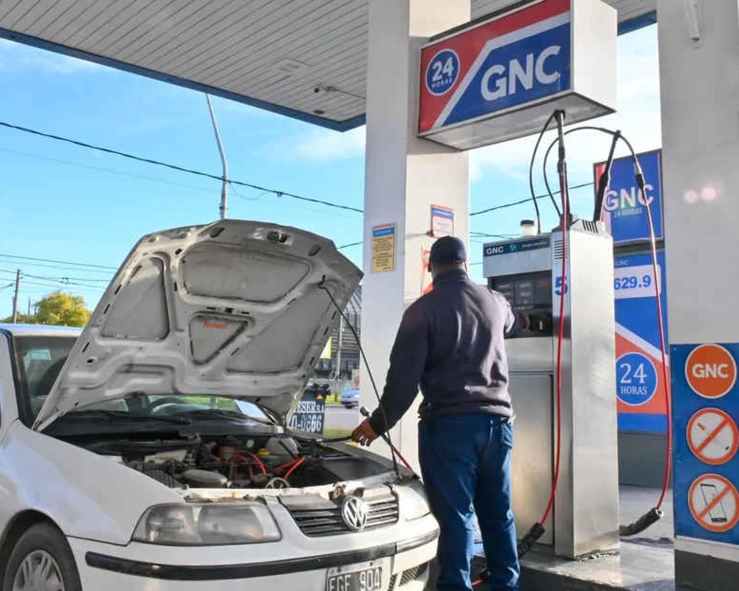 Interrumpen el suministro de GNC en estaciones de servicio de todo el país por la ola polar