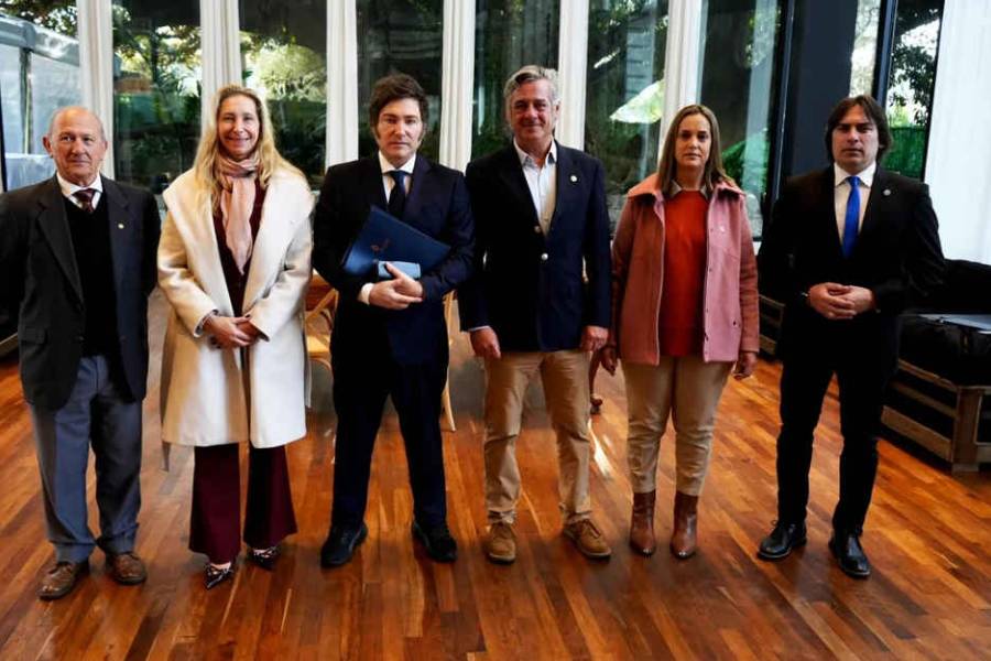 Milei le ratificó al campo que no hay baja de retenciones