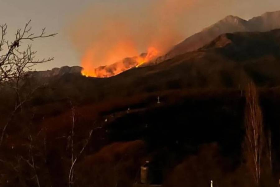 Incendio en el Manchao: No se descarta que el incendio sea producto de una negligencia humana