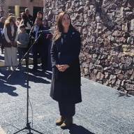La vicepresidenta de la Nación, Victoria Villarruel junto al gobernador Jalil recorren el interior provincial