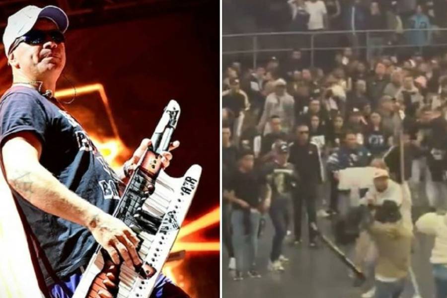 Batalla campal y un muerto en el recital de Damas Gratis