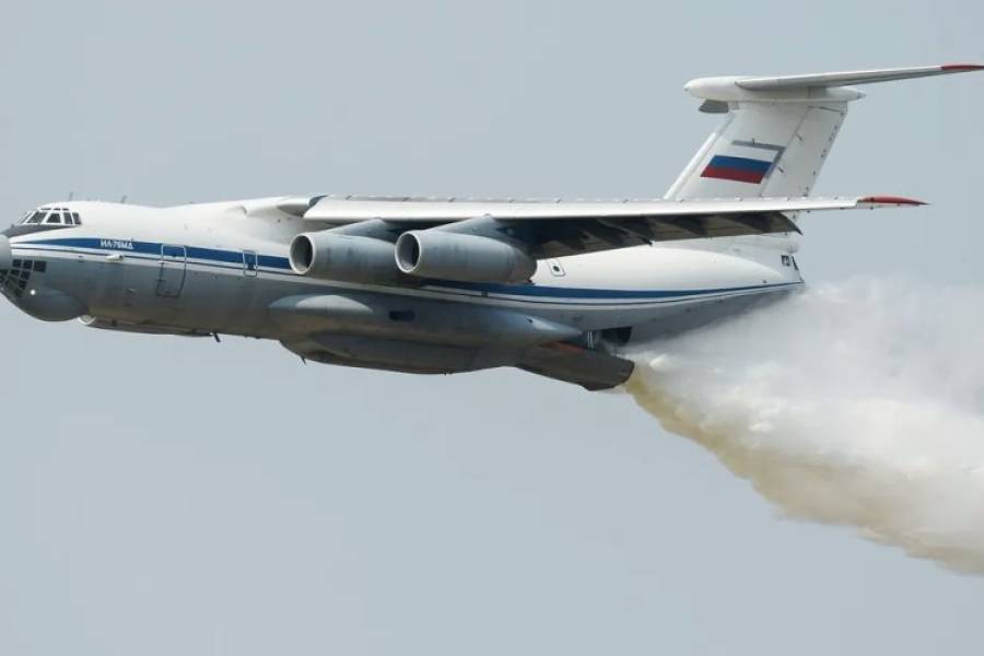 Rusia tiene mega aviones hidrantes necesarios en Argentina para combatir incendios forestales