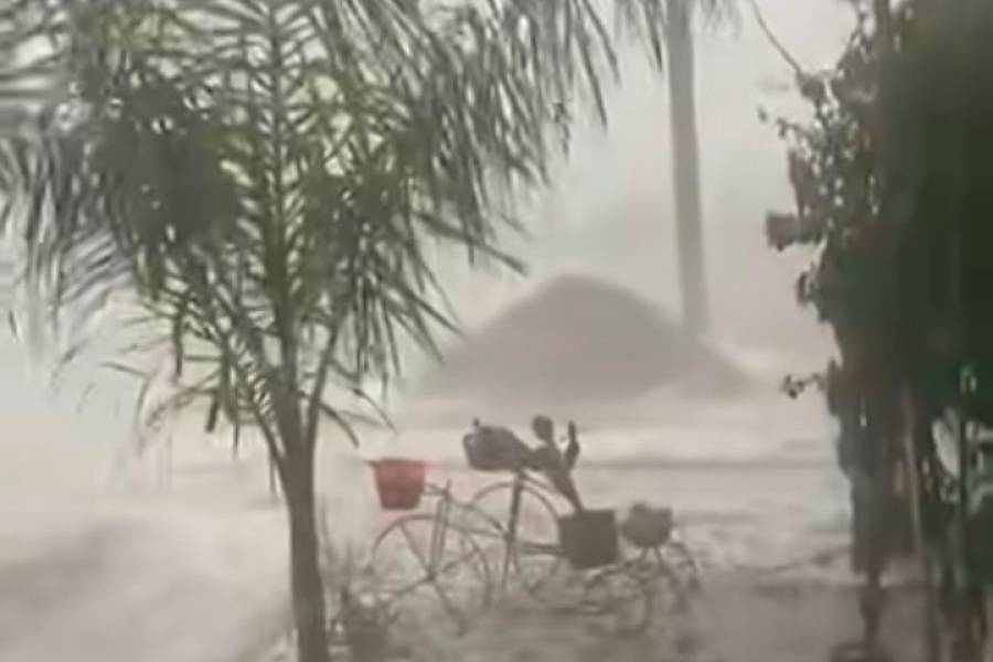 Fuerte temporal con granizo causó daños en Santa Rosa y El Alto