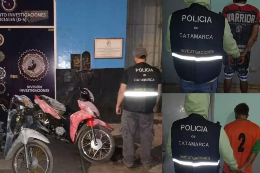Robaron, huyeron y cayeron: dos detenidos por el robo de una moto