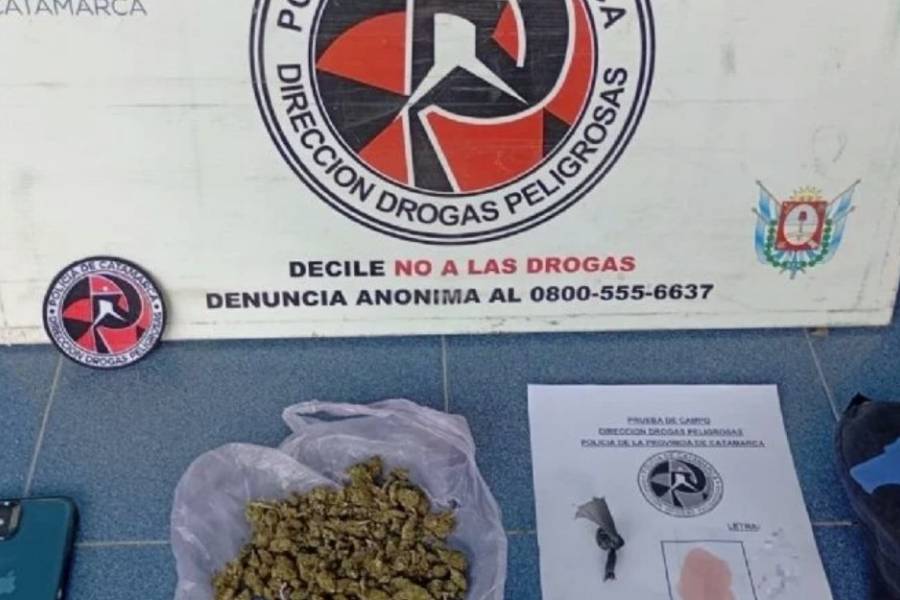 Una menor fue sorprendida con marihuana en la terminal de Belén