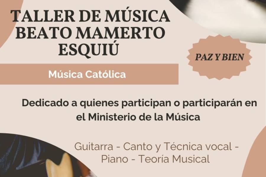 El Taller de Música “Beato Mamerto Esquiú” retoma sus actividades con una propuesta renovada