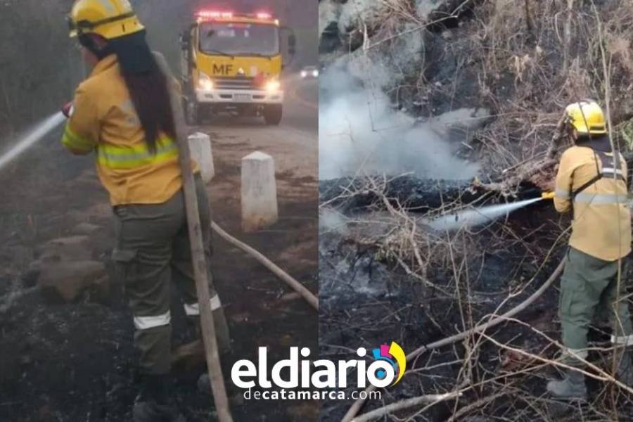 Incendios forestales mantienen en alerta roja a Catamarca