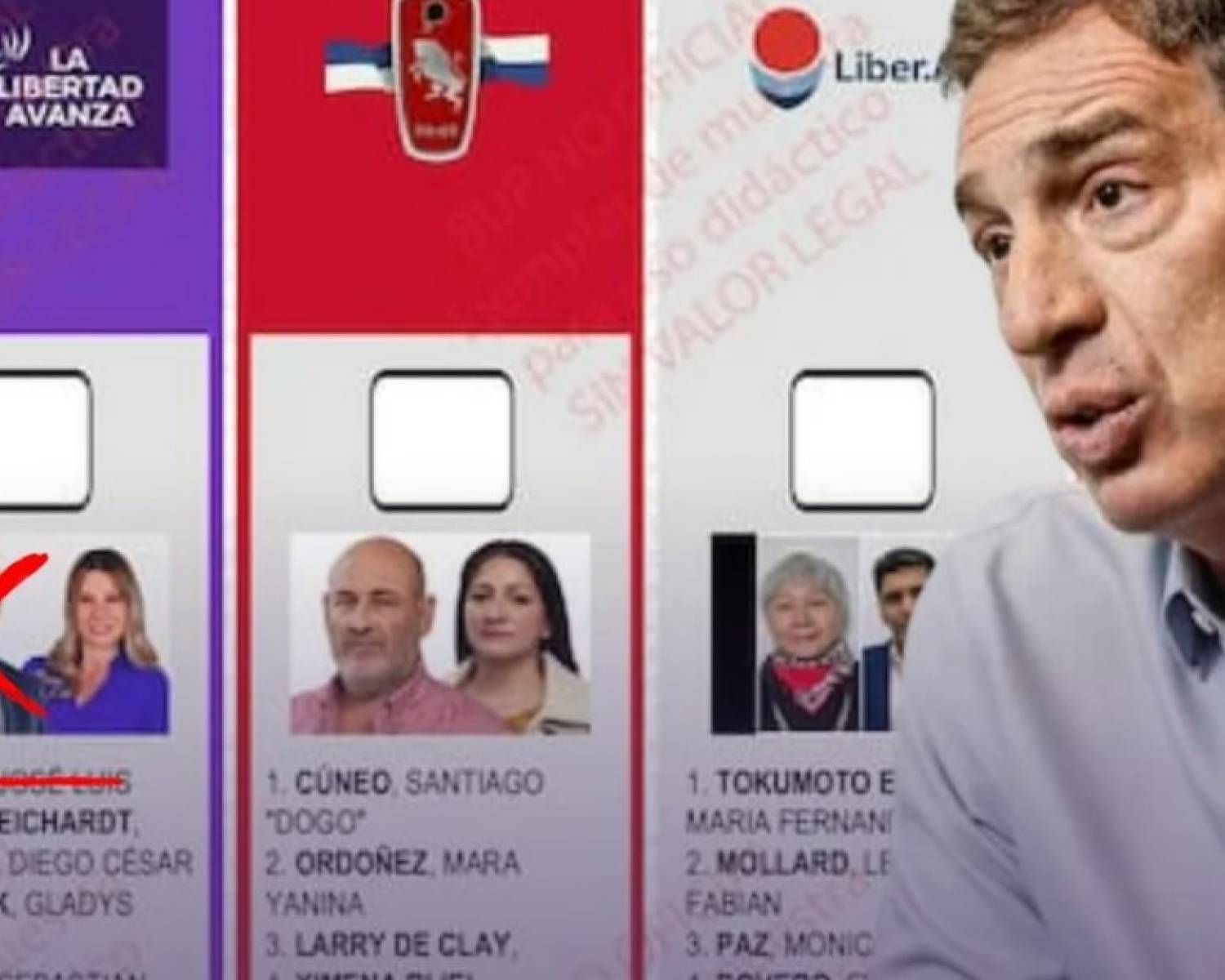 La Justicia Electoral oficializó a Santilli en el primer lugar de la lista libertaria bonaerense