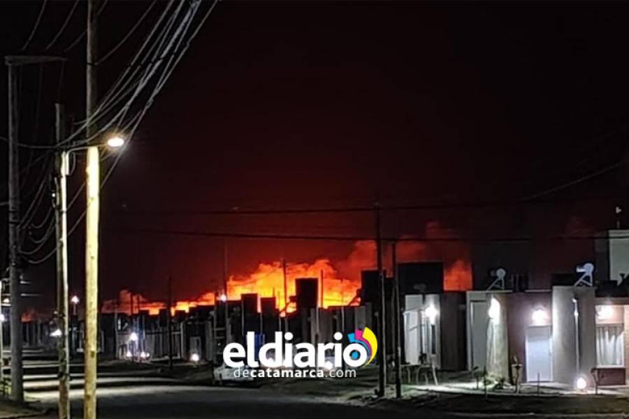 Pavoroso incendio mantuvo en vilo a vecinos de Valle Chico