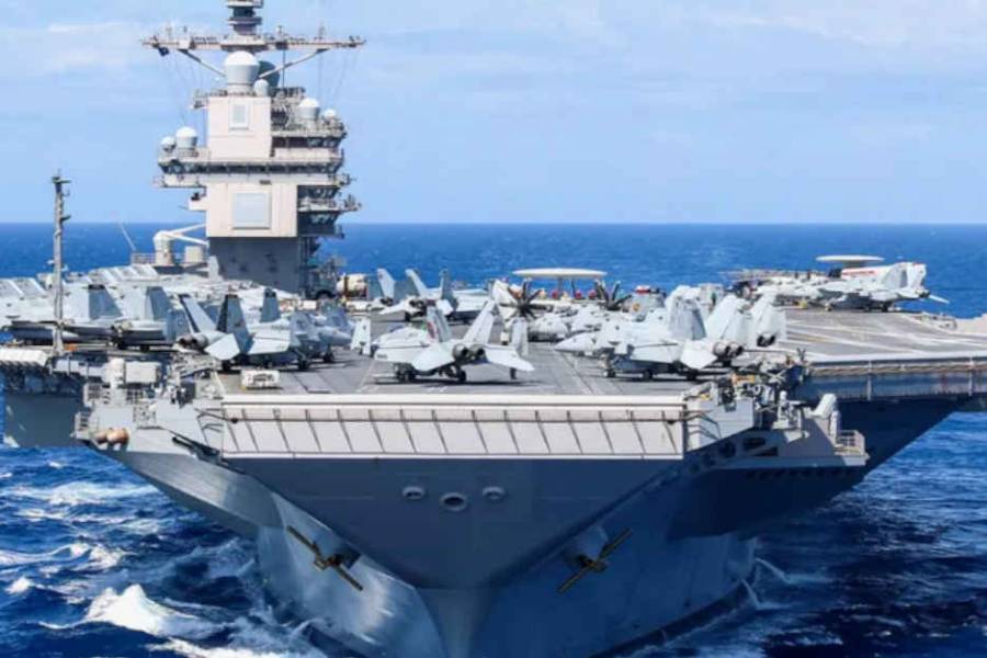 Crece la tensión en el Caribe: EE.UU. le muestra su potencia bélica a Venezuela con el USS Gerald Ford