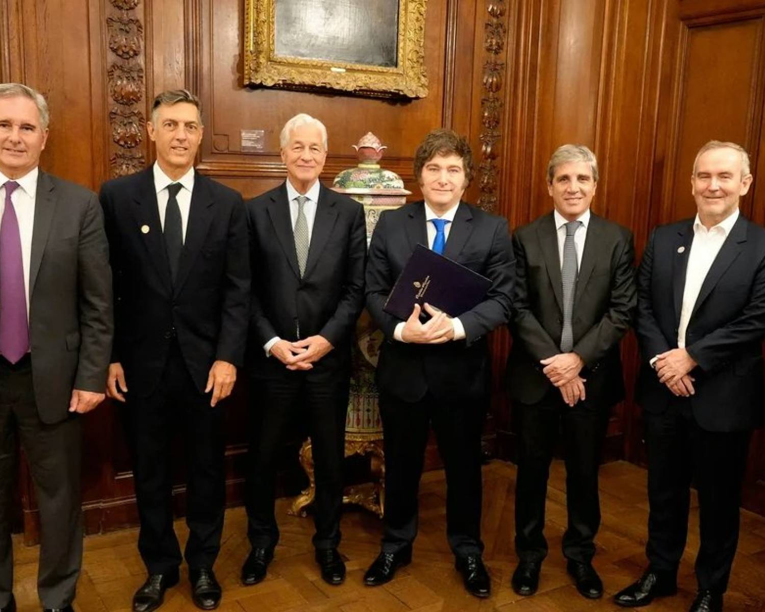 El Presidente exhibe ante J.P. Morgan un portfolio de más de US$ 100.000 millones en inversiones
