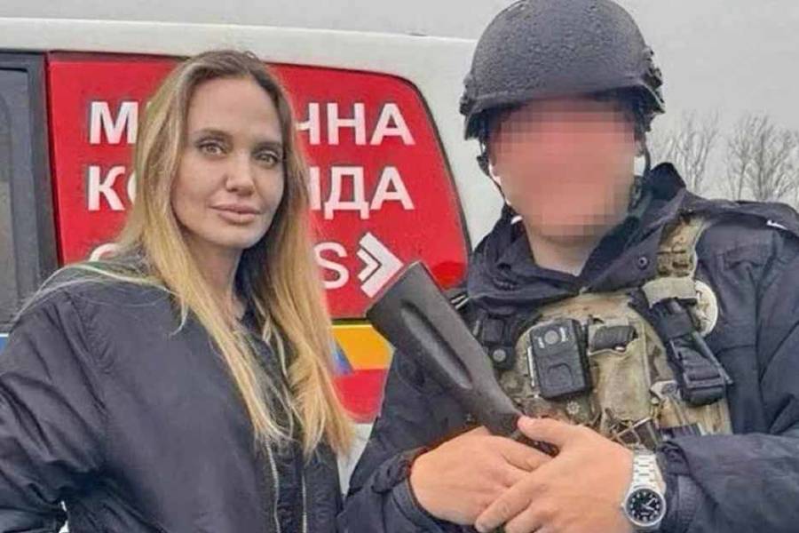 La sorpresiva aparición de Angelina Jolie en Ucrania