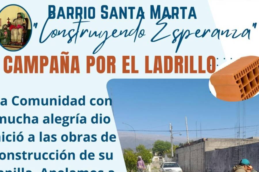 La comunidad de la capilla Jesús de la Buena Esperanza invita a sumarse a la construcción de su nuevo templo