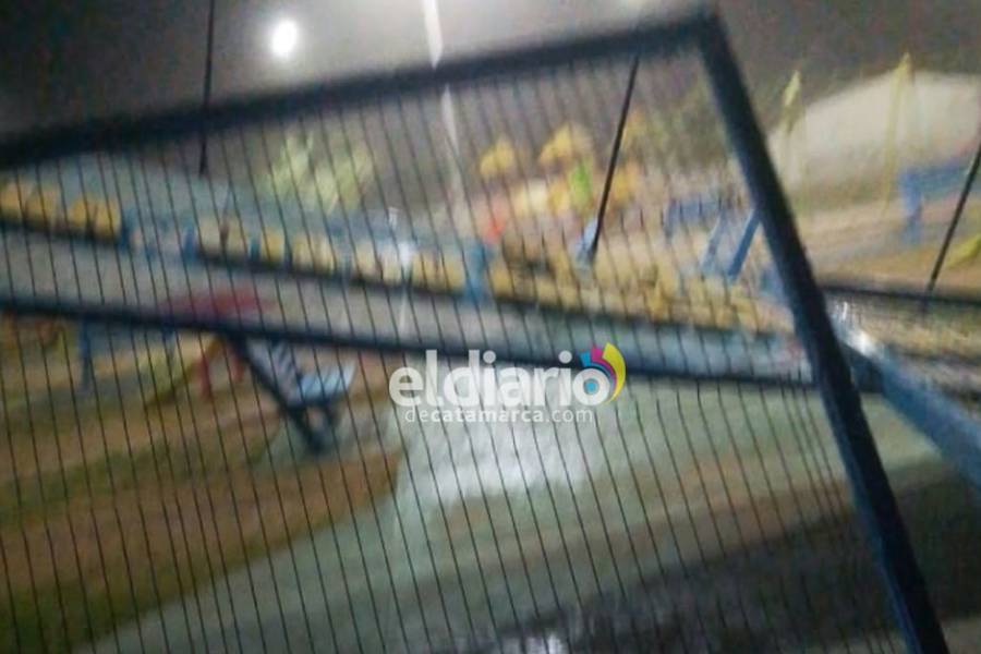 Fuertes vientos y lluvia azotaron Recreo