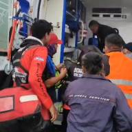 En camino a cumplir con la Virgen, cayó al asfalto en su bicicleta y terminó hospitalizado