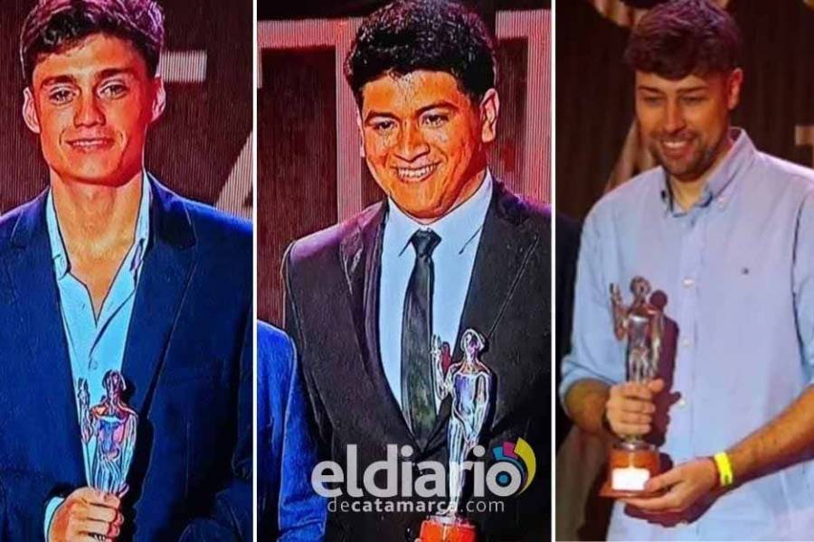 Catamarca brilló en los Premios Olimpia: Tres nominados, tres ganadores