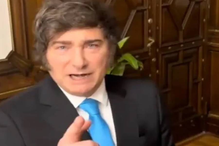 El mensaje grabado de Javier Milei para cerrar el año: 