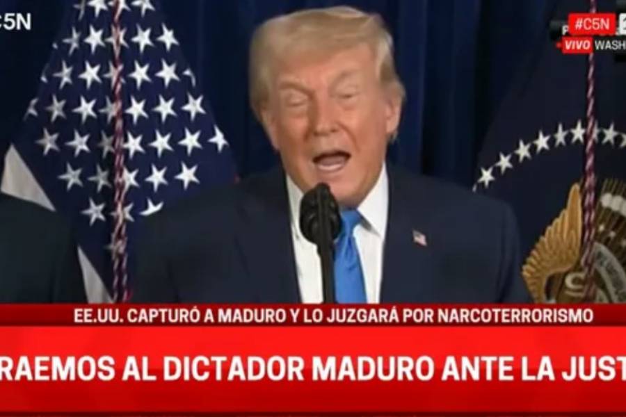 Tras la captura de Maduro, Donald Trump dijo que Estados Unidos va a gobernar Venezuela “hasta que se pueda hacer una transición ordenada”