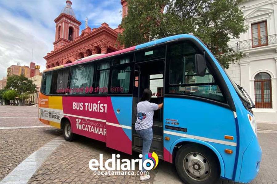 Bus de la Muni con interesantes recorridos en la capital catamarqueña