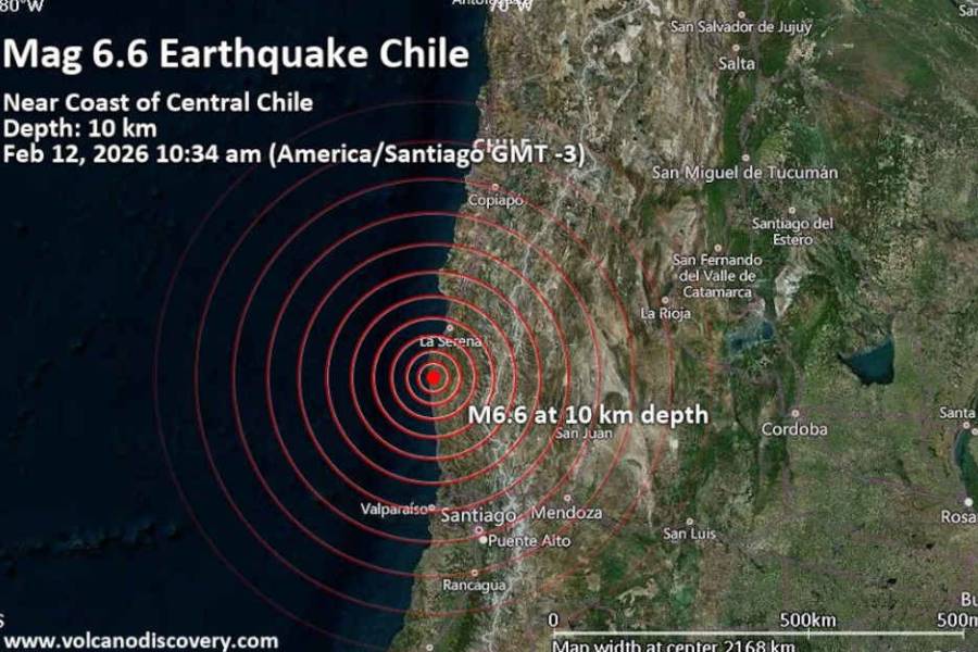 Un sismo de 6.1 sacudió a Chile y se sintió en Argentina