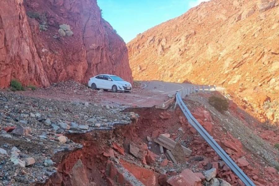 Drama en alta montaña: recatan a turistas chilenos arrastrados por una creciente en la Ruta 60