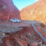 Drama en alta montaña: recatan a turistas chilenos arrastrados por una creciente en la Ruta 60