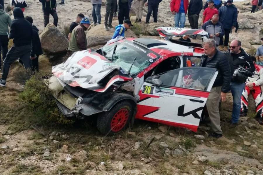 Murió un espectador tras un violento vuelco en el Rally Sudamericano