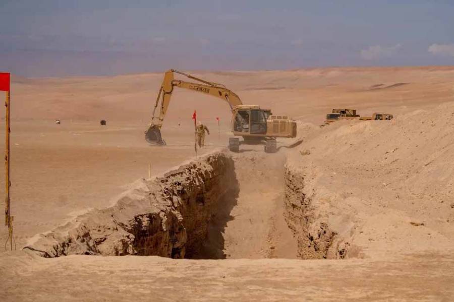 Chile ya construyó el 40% de la zanja de contención para frenar la inmigración ilegal