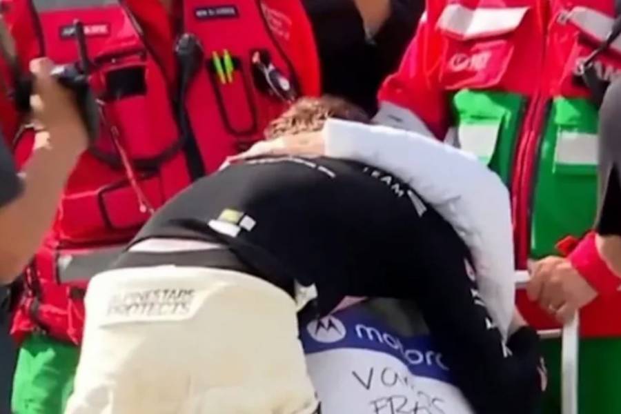 Franco Colapinto hizo historia y dejó una escena inolvidable fuera de pista