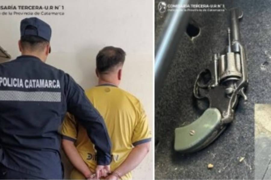 Amenazó de muerte a su pareja con un arma de fuego