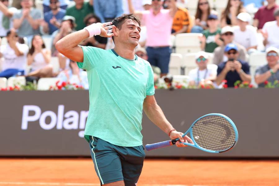 Golpe de Mariano Navone en Roma: derrotó al canadiense Felix Auger-Aliassime, número 5 del mundo