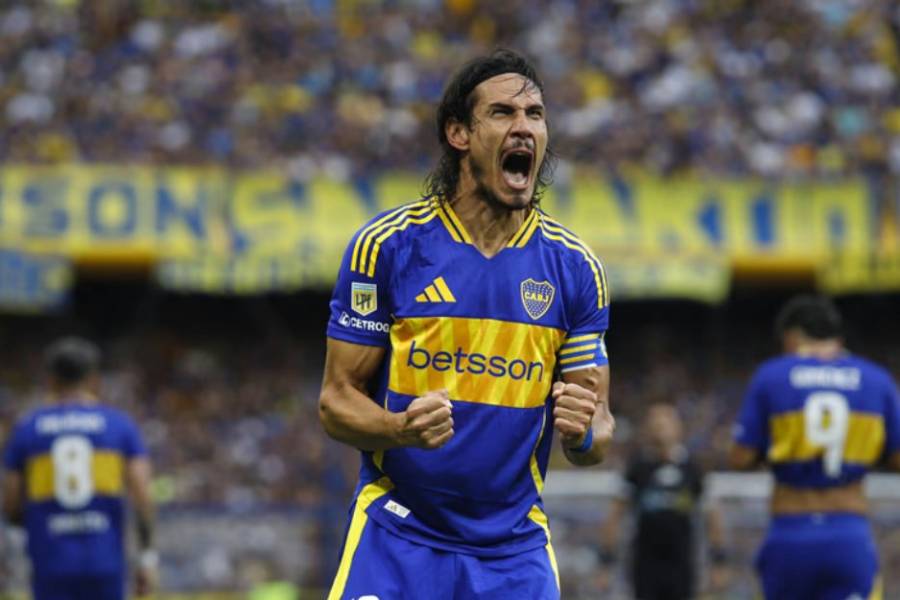 Edinson Cavani recibió el alta médica en Boca y podría volver para la Copa Libertadores