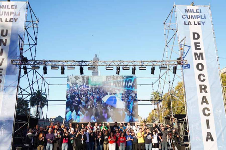 Nuevas clases públicas para exigir la implementación de la Ley de Financiamiento Universitario