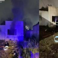 Momentos de tensión por incendio de vivienda en barrio Los Eucaliptos